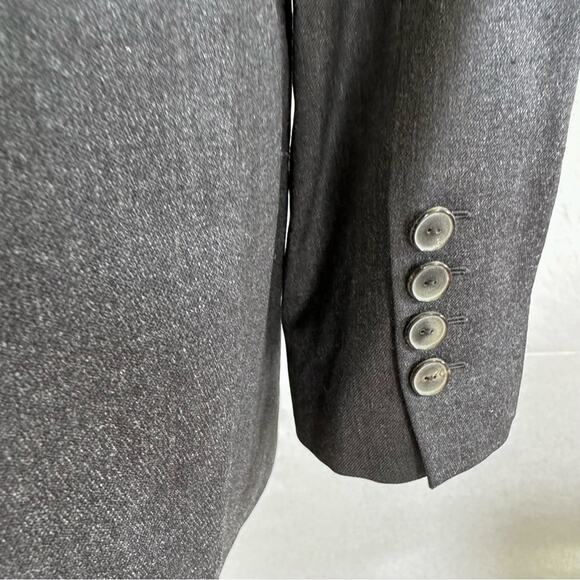 Zara Woman Studio Double Breasted Blazer Wool Gray Size Medium‎ Menswear - Picture 11 of 13